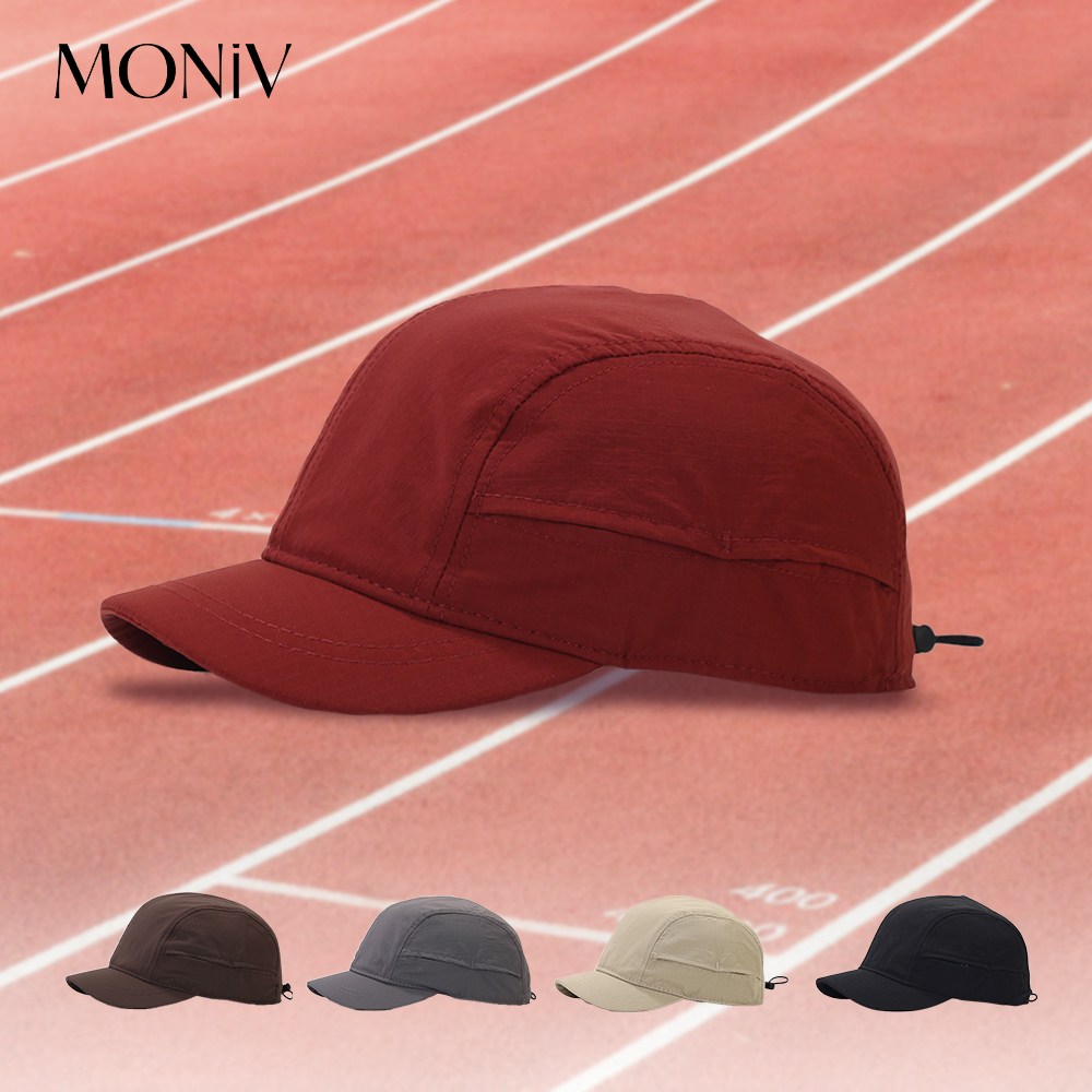 모니브 메쉬 러닝 모자 스포츠 캡, 버건디, 1개 10,000원