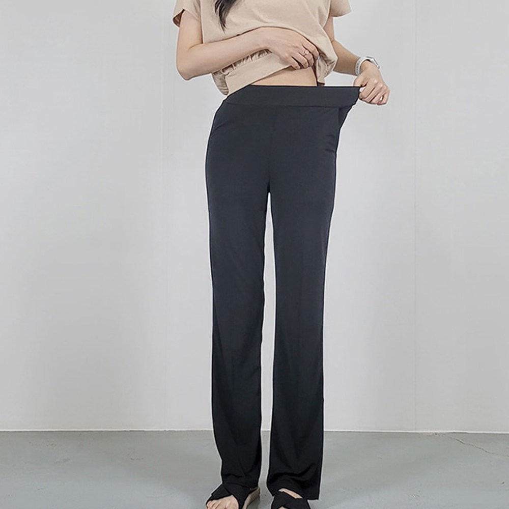 [약기모] 쿨 찰랑 맥시 롱 살짝부츠컷 냉장고 여름 밴딩팬츠 제작 3420번 20,800원