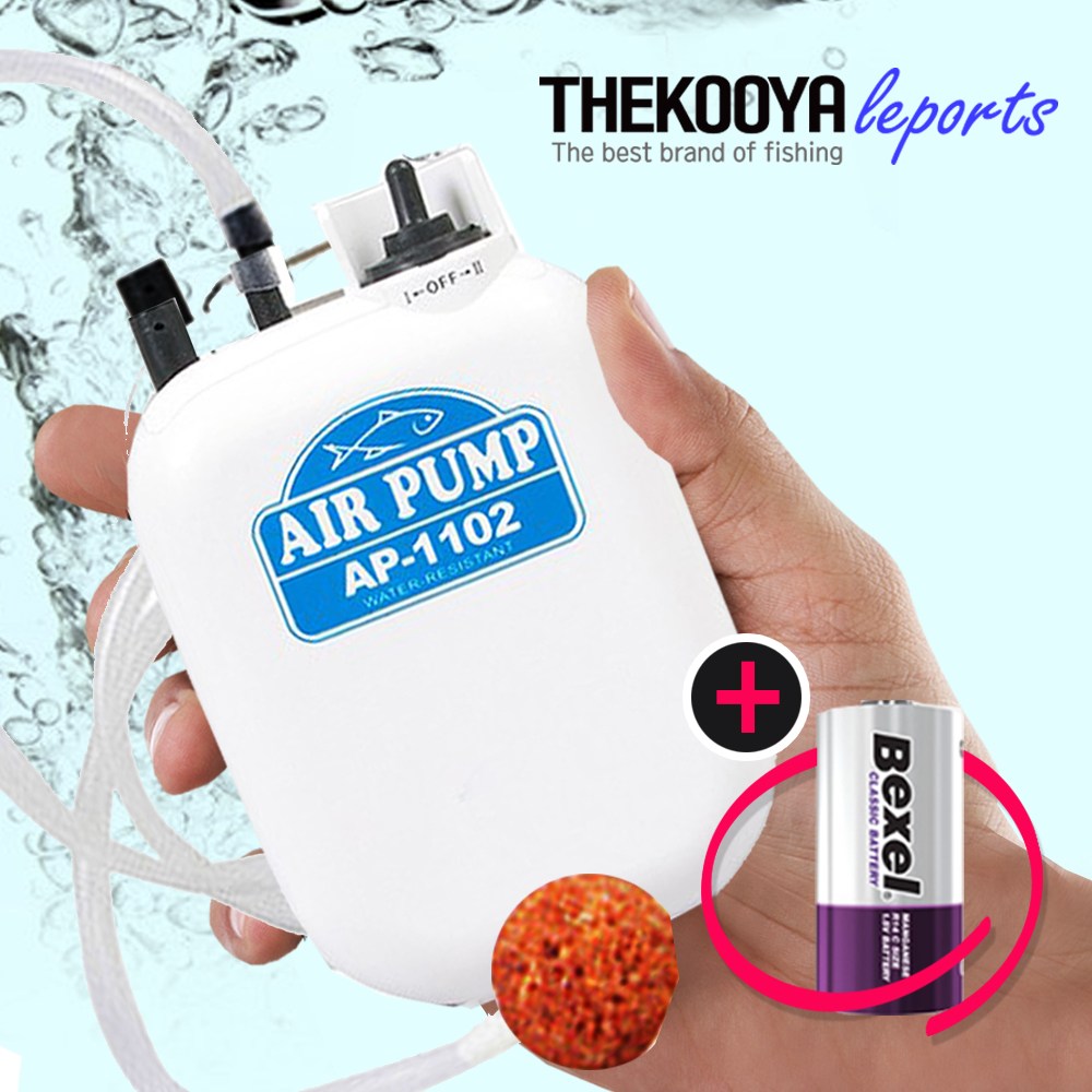 낚시용 휴대용기포기 2단조절 에어펌프 산소발생기 30시간이상 미니사이즈(건전지포함) 13,800원