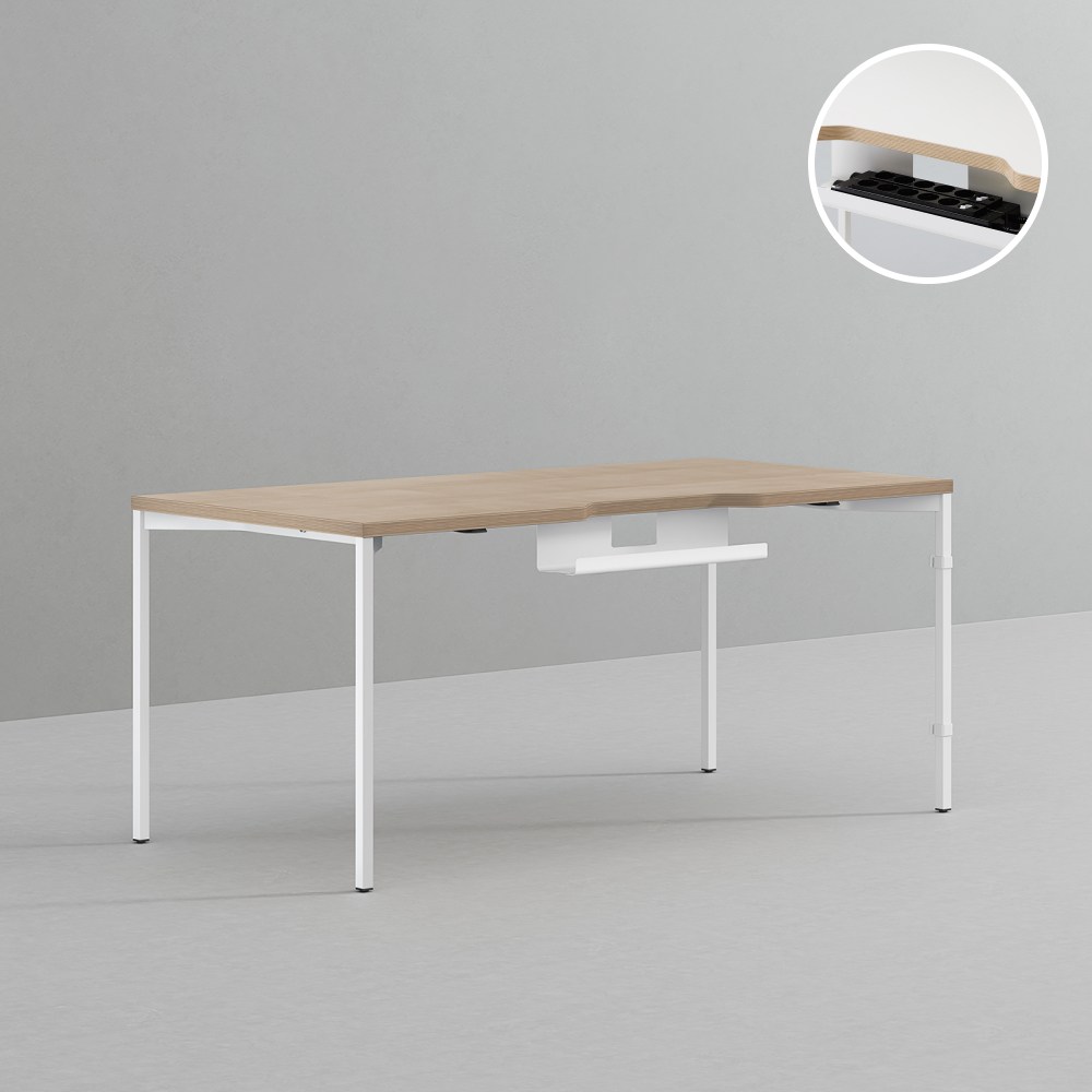 데스커 1600x800 컴퓨터 책상 2.0 DSDBB1608 195,000원