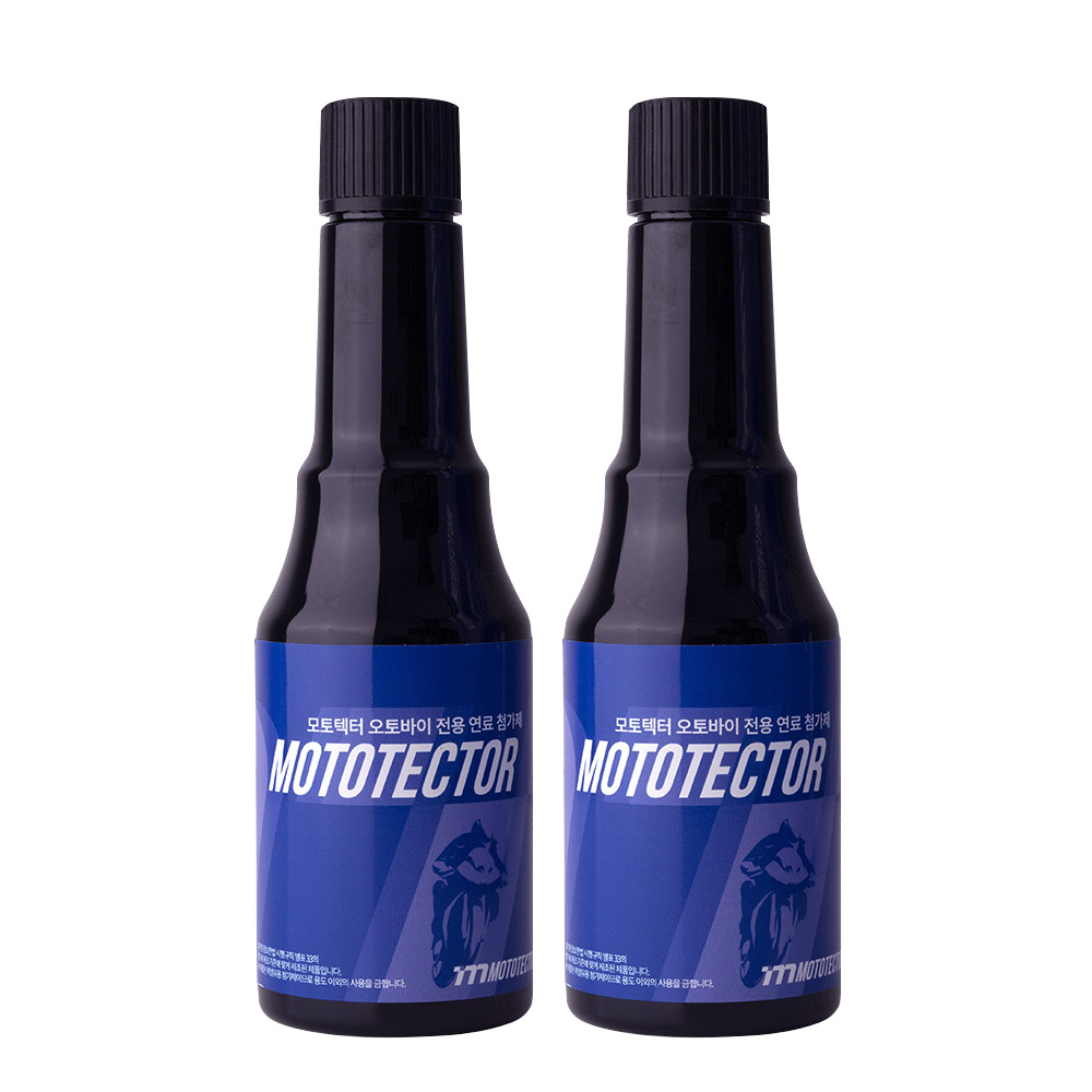 오토바이 연료첨가제 바이크 스쿠터 수분제거제 연비개선 매연감소 모토텍터 100ml, 2개 19,000원