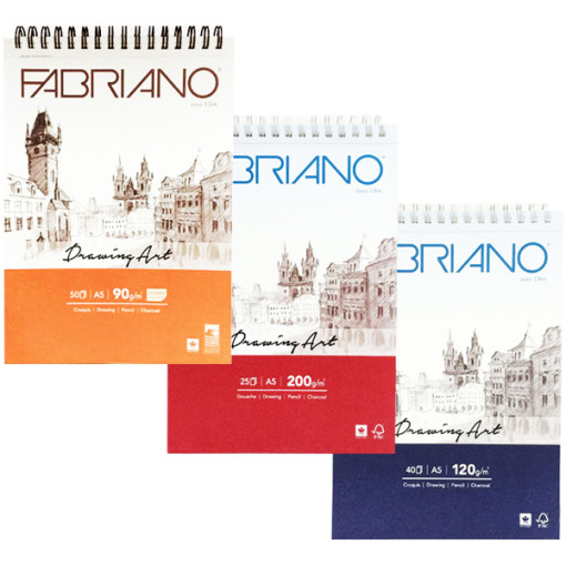 삼원 파브리아노 스케치북 크로키북 모음, AT02 (상단제본) 120g A4 10,430원