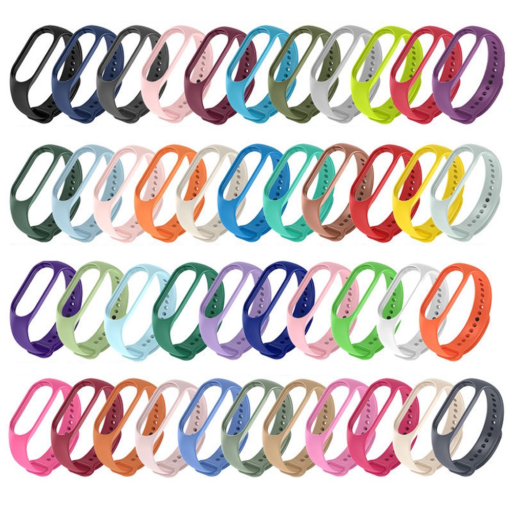 데이커버 샤오미 미밴드 3 4 5 6 7 호환 실리콘 스트랩 밴드 줄 490원