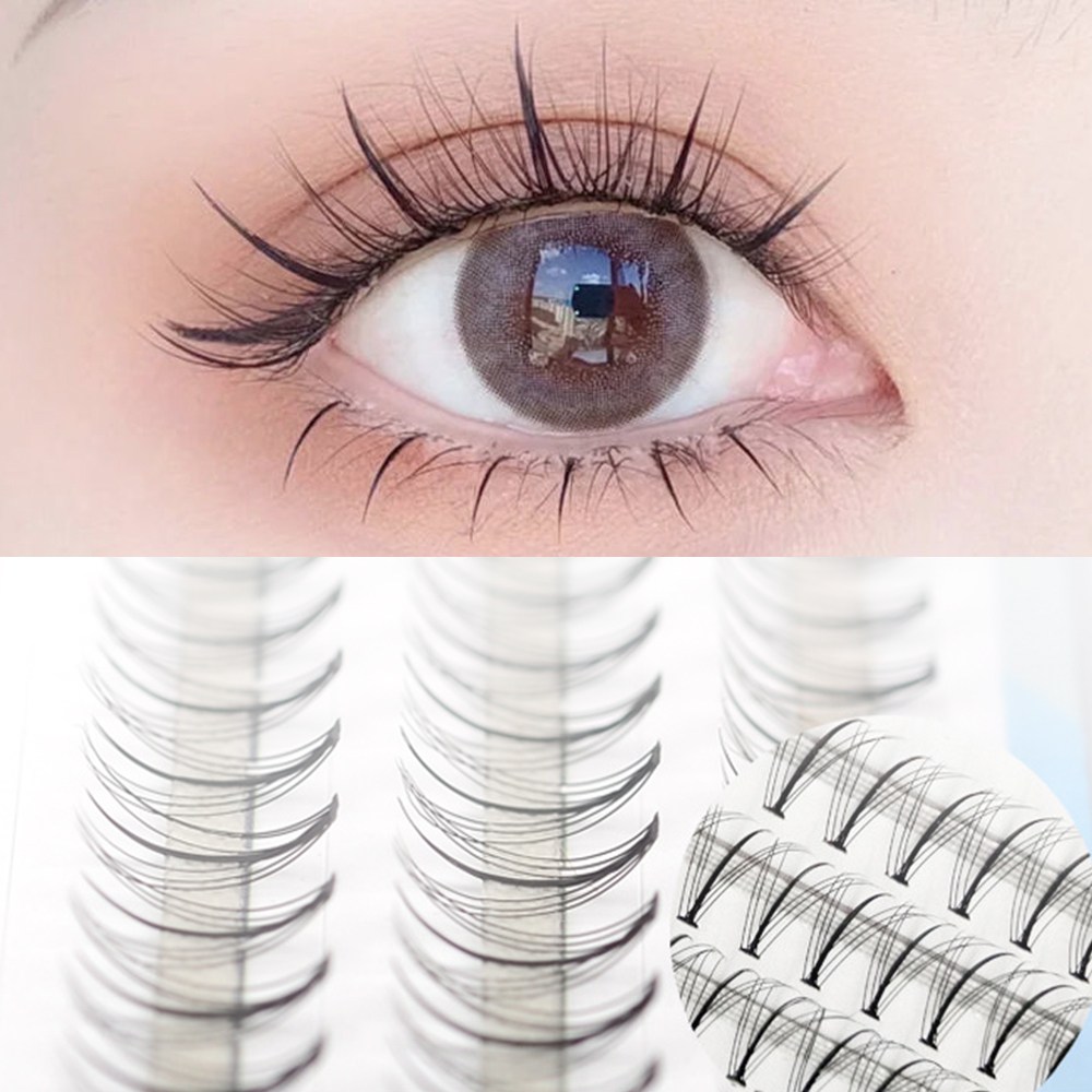 가민 속눈썹 연장 가닥속눈썹 붙이기 언더래쉬 인조 부분 셀프, A형 속눈썹 10mm, 1개 4,000원