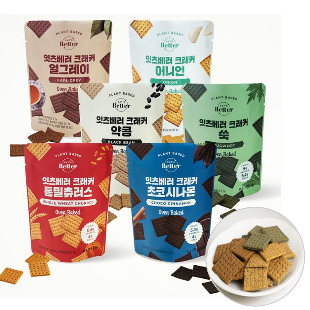 잇츠베러 비건 크래커 혼합6종X2개 32,000원