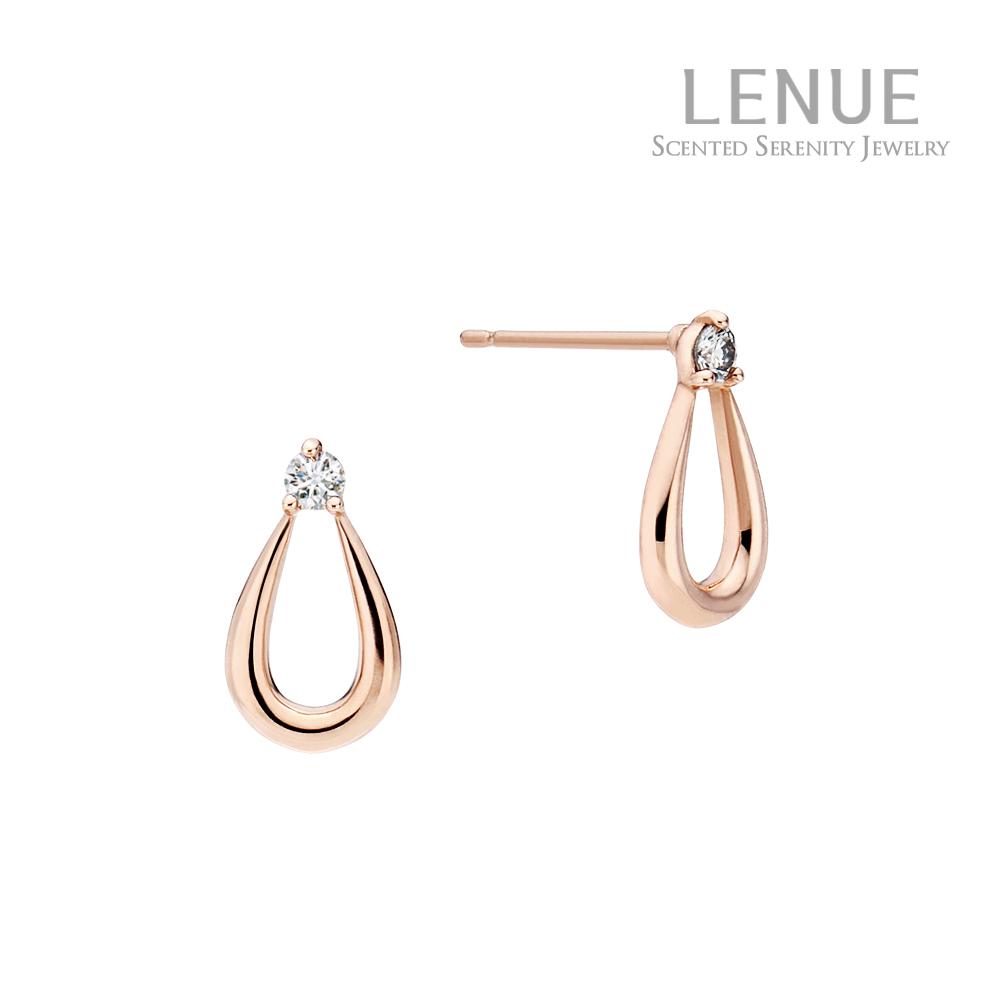 레뉴 모닝듀 꼬냑 다이아몬드 물방울 귀걸이 / 14K 골드 여자친구 선물 3링 0.03ct 249,000원