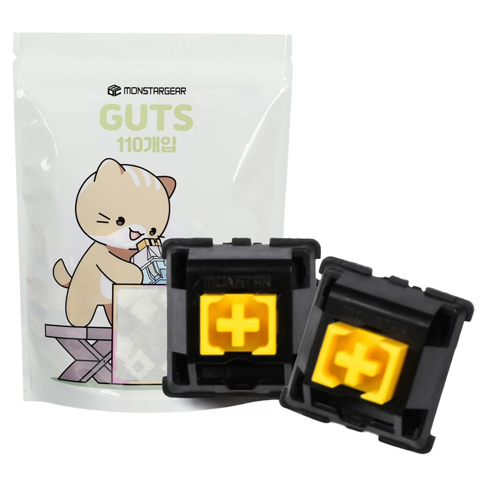 몬스타기어 허니비 조약돌 커스텀 기계식 키보드 핫스왑 공장 수제 풀 윤활 스위치 110p 22,500원