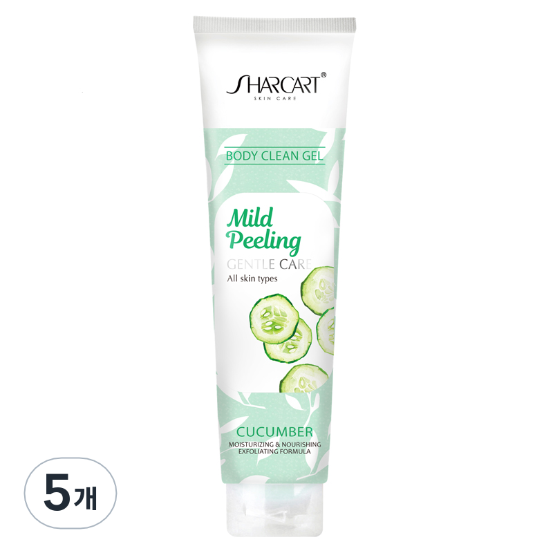 샤카트 페이스 바디 각질 제거 필링젤 오이향, 310ml, 5개 43,000원