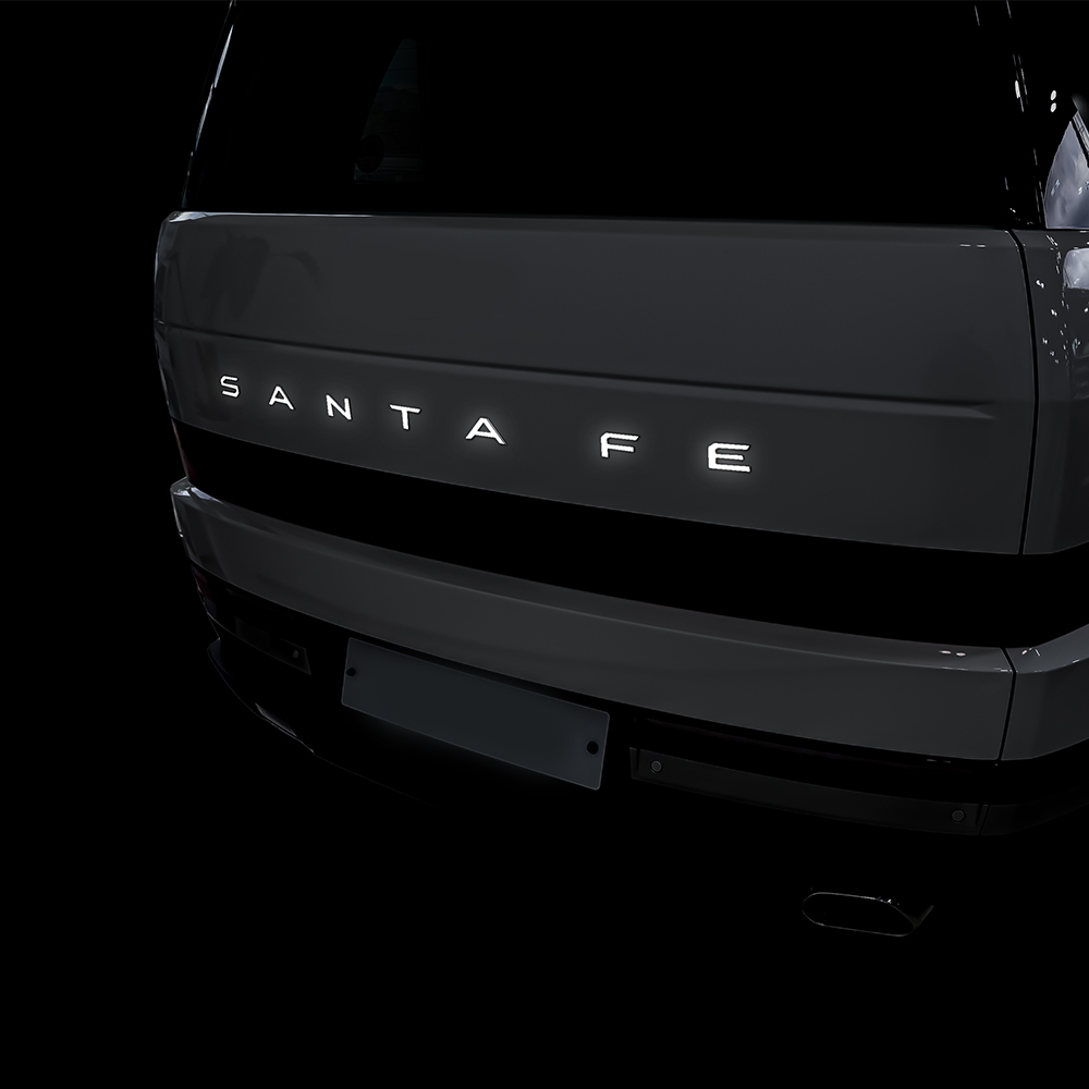 [오카] 디올뉴 싼타페 MX5 호환 상품 리어 반사스티커 레터링 튜닝 리플렉터 18,800원