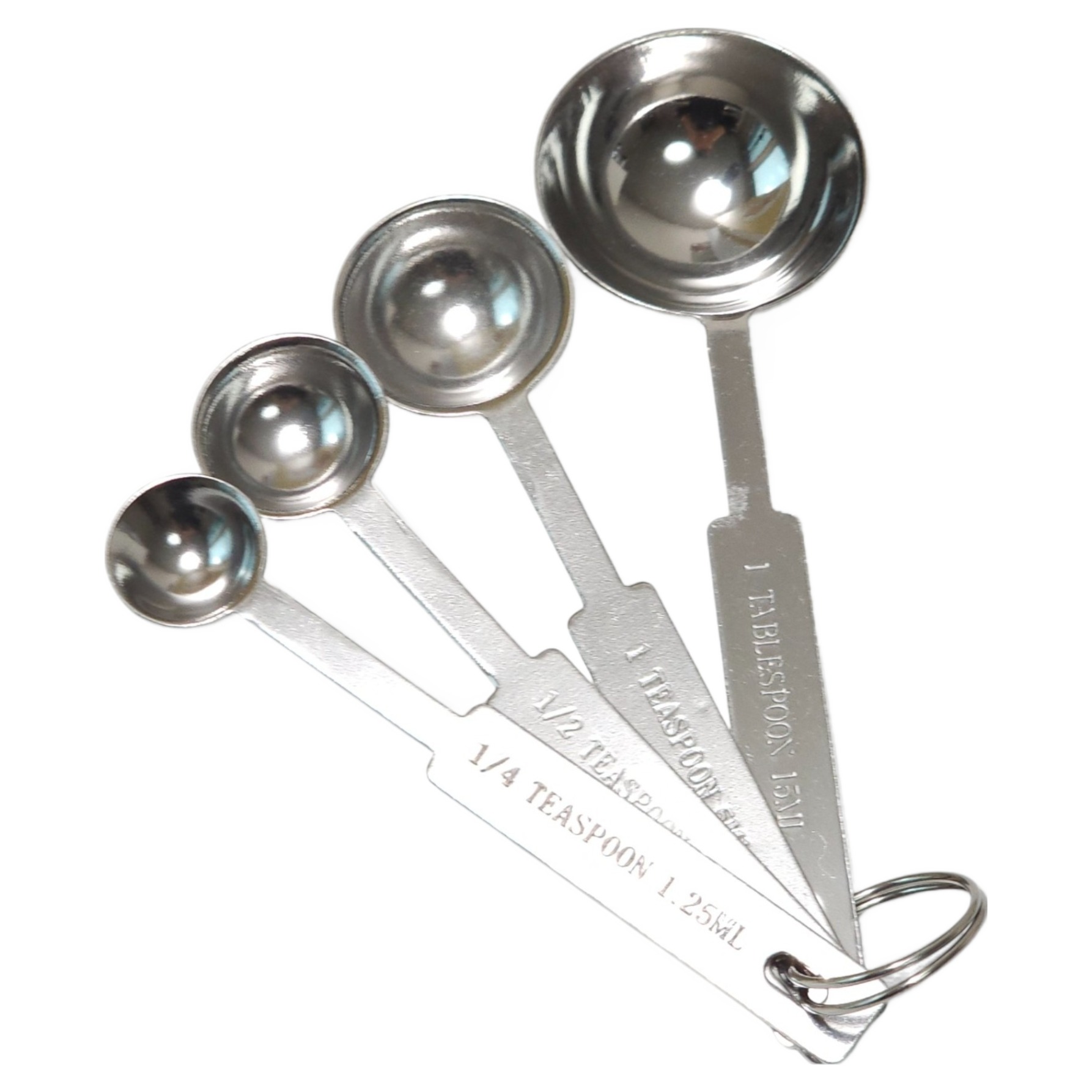 빈플랜트 베이킹 카페 계량 스푼 스테인리스 4종 세트, 1세트 4,700원