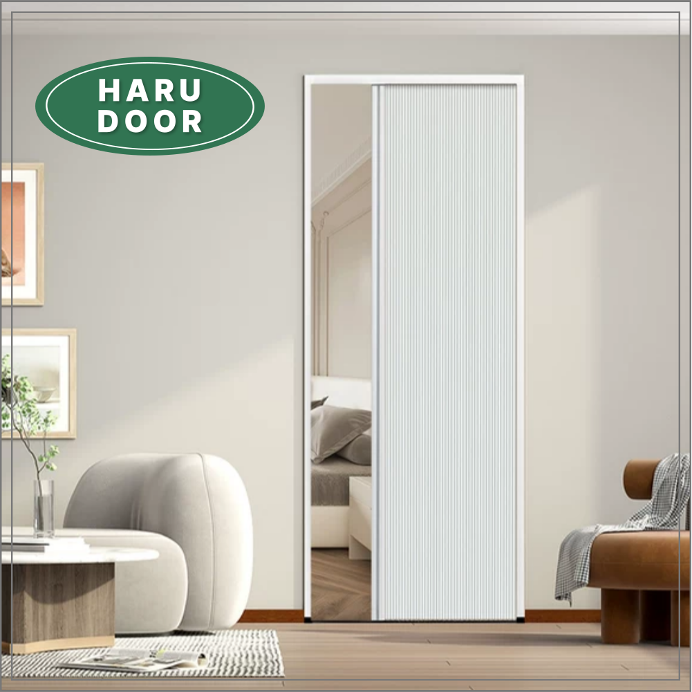 하루도어 무타공 자바라 슬라이딩 도어 폴딩 미닫이문 중문 홀딩 간이 문 슬라이드 방풍 97,900원