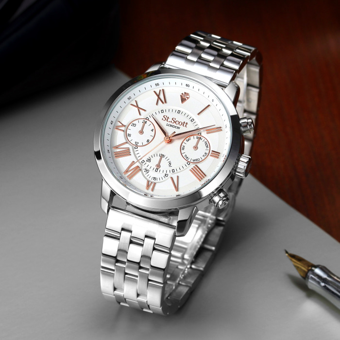 세인트스코트 ST7506M-SRS 베넷 멀티 다이아몬드 워치 + 가죽밴드 추가증정 158,000원