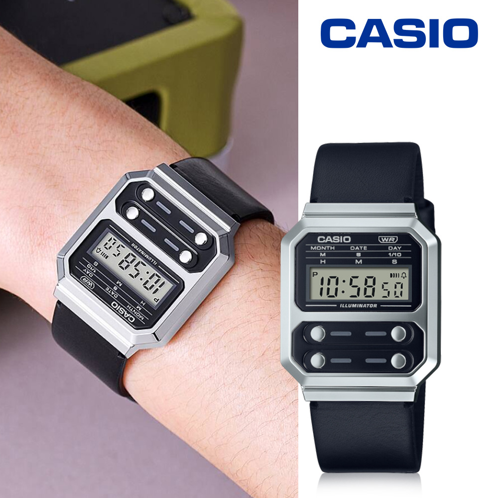 백화점AS 카시오 A-100WEL-1ADF 빈티지 레트로 학생 커플 전자시계 디지털 사각 지코스모 공식수입 82,450원