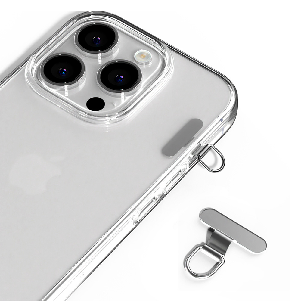 구스페리 미니 휴대폰 키링 고리, 실버, 2개 4,000원