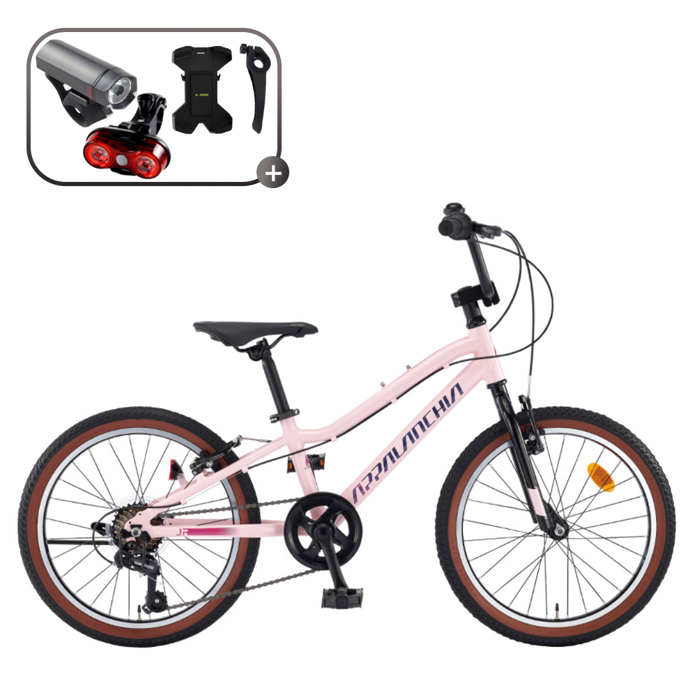 2026 삼천리 20 아팔란치아 M JR 자전거 초등학생 키즈자전거 생일선물 7단 변속, 1개, 135cm, 라이트 핑크 350,000원