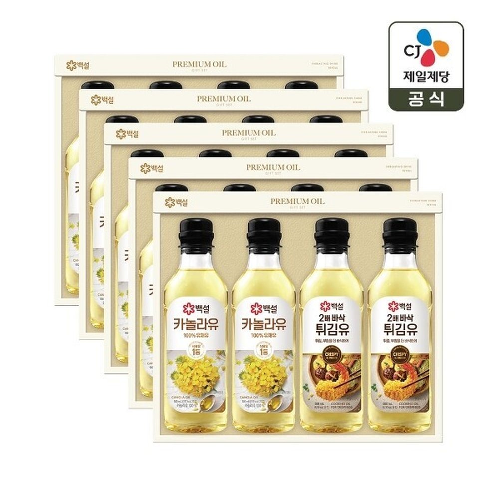 CJ제일제당 백설 프리미엄 23호 5개 1박스 쇼핑백포함 98,230원