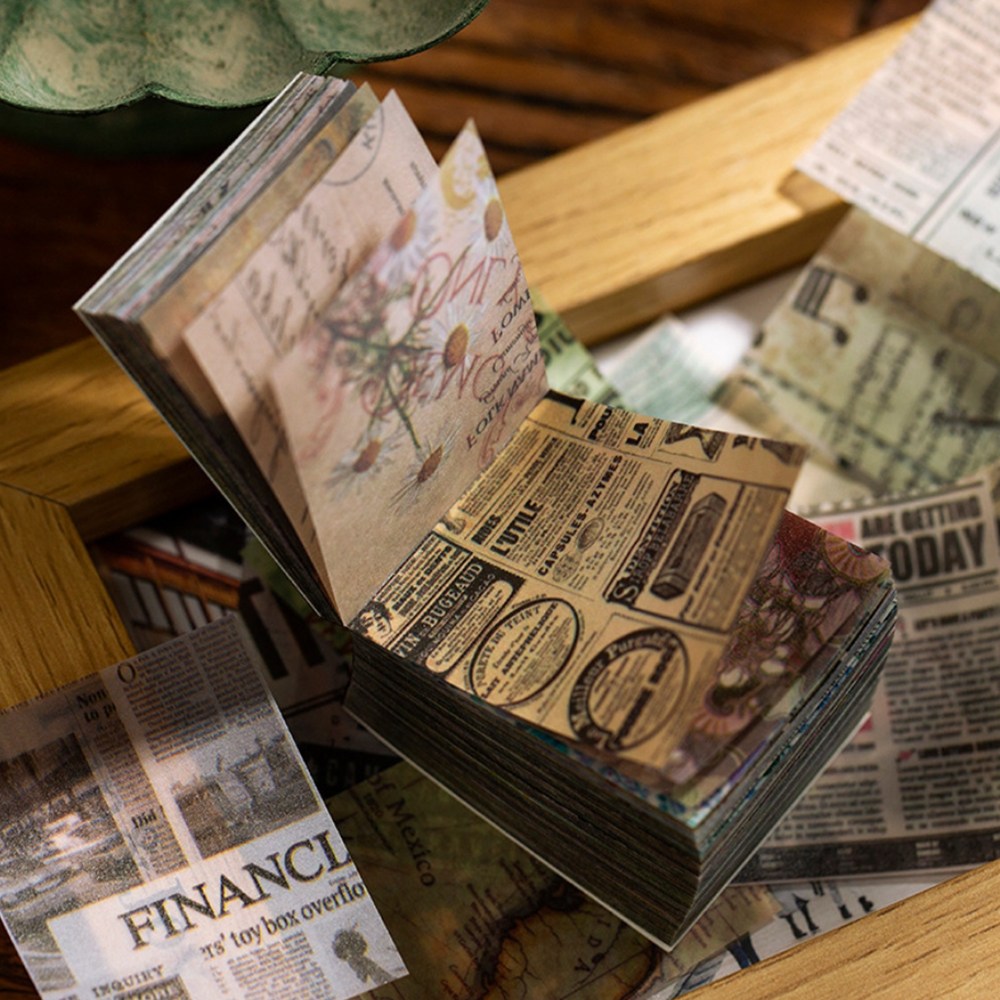 레트로 빈티지 랩핑지 트레이싱 떡메 떡메모지 페이퍼 다꾸 8,900원