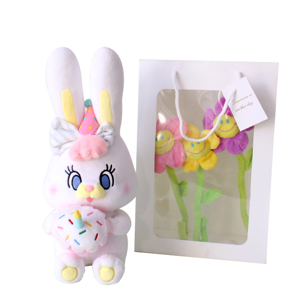 모리앤 리코 중형인형 + 스마일꽃 3p + 기프트 쇼핑백 22,900원