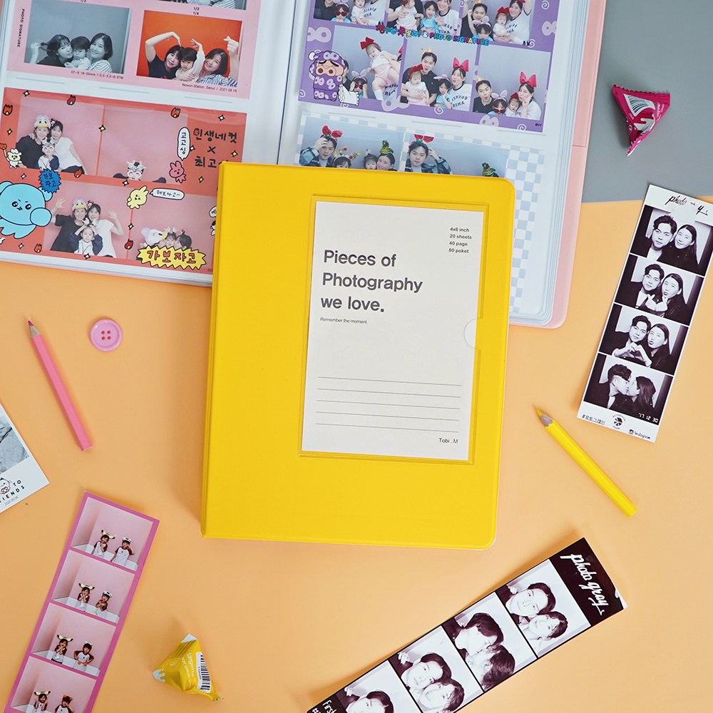 브랜드엘 네컷 스티커 사진 앨범 포켓 포토 북 포카바인더 콜렉트북 인생 4x6 80매 보관 12,000원
