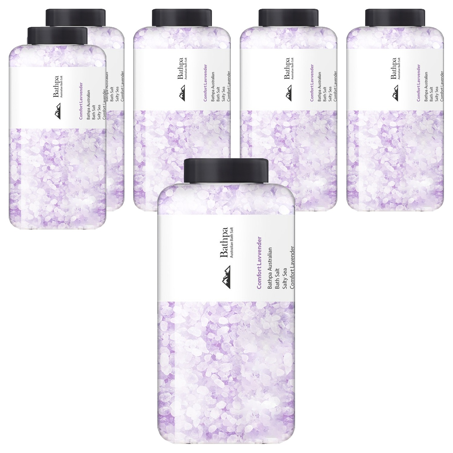 바스파 오스트레일리안 바스 솔트 편안한 라벤더향, 1.2kg, 6개 92,580원