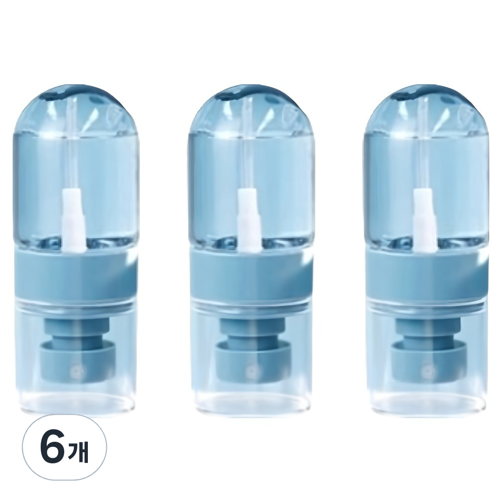 리빙여왕 초미세 나노 미스트 스프레이 분무기 공병 30ml, 6개, 스카이 블루 11,800원