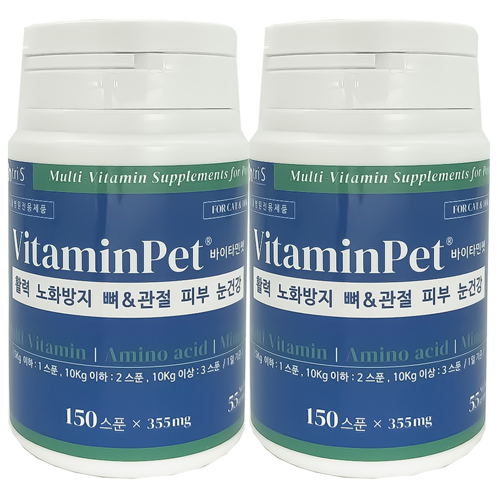 바이타민펫 종합비타민 아미노산 미네랄 활력증진 노화방지 관절 피부 눈건강 60,000원