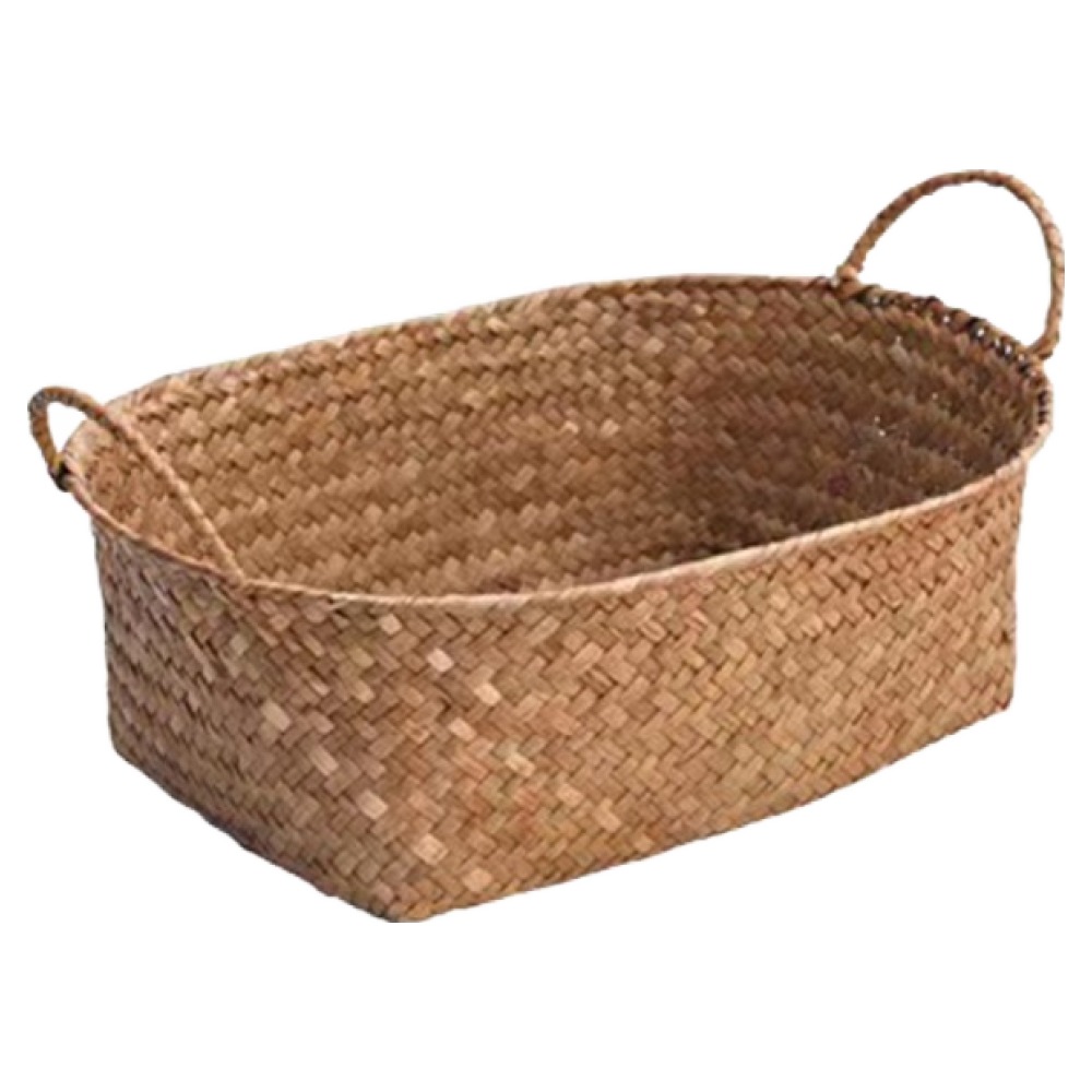 리브리카 손잡이 라탄 바구니, 브라운, 1개 8,670원