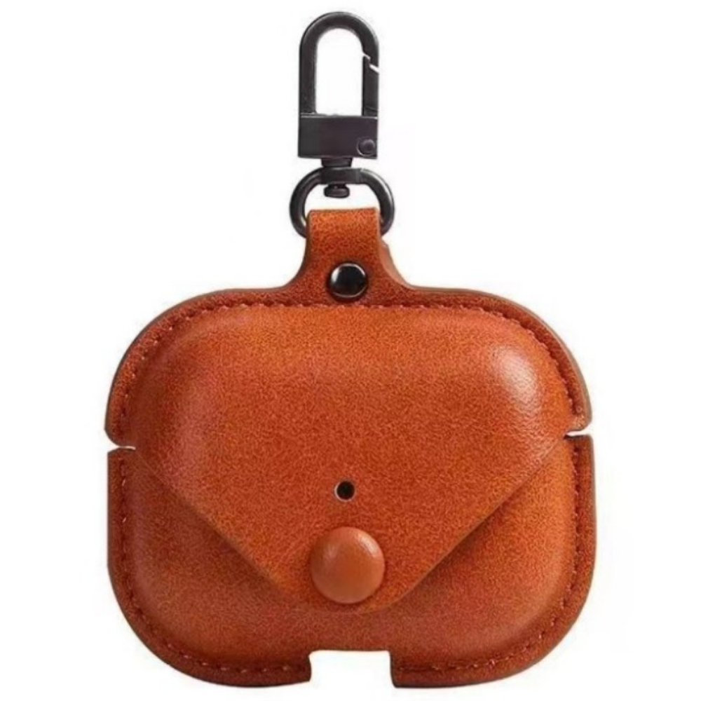 ESSENWOO 가죽 에어팟 케이스 3 & 4 & 프로2&3 세대, 갈색, 에어팟3 9,900원