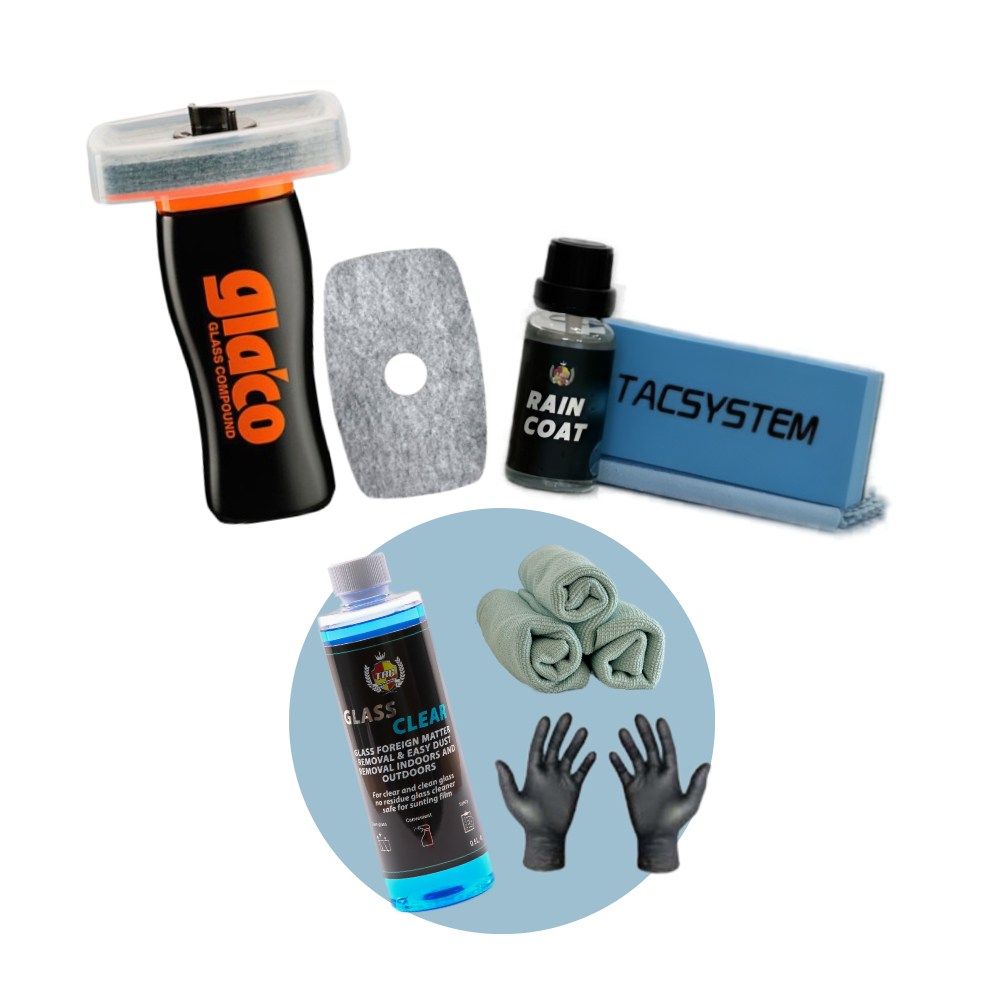 장마철 필수템 TAC시스템 레인코트 유리 발수 코팅제 +글라코 G-47 유막 제거제 세트, 1개 33,900원