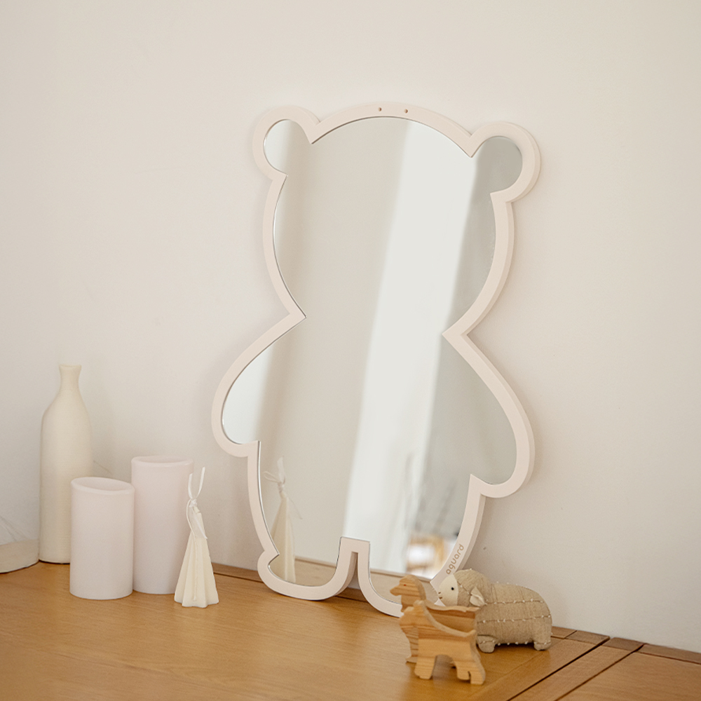 아가드 아기 베베 비비 소프트 벽걸이 아크릴 안전 거울 베베전신, 크림화이트 27,900원