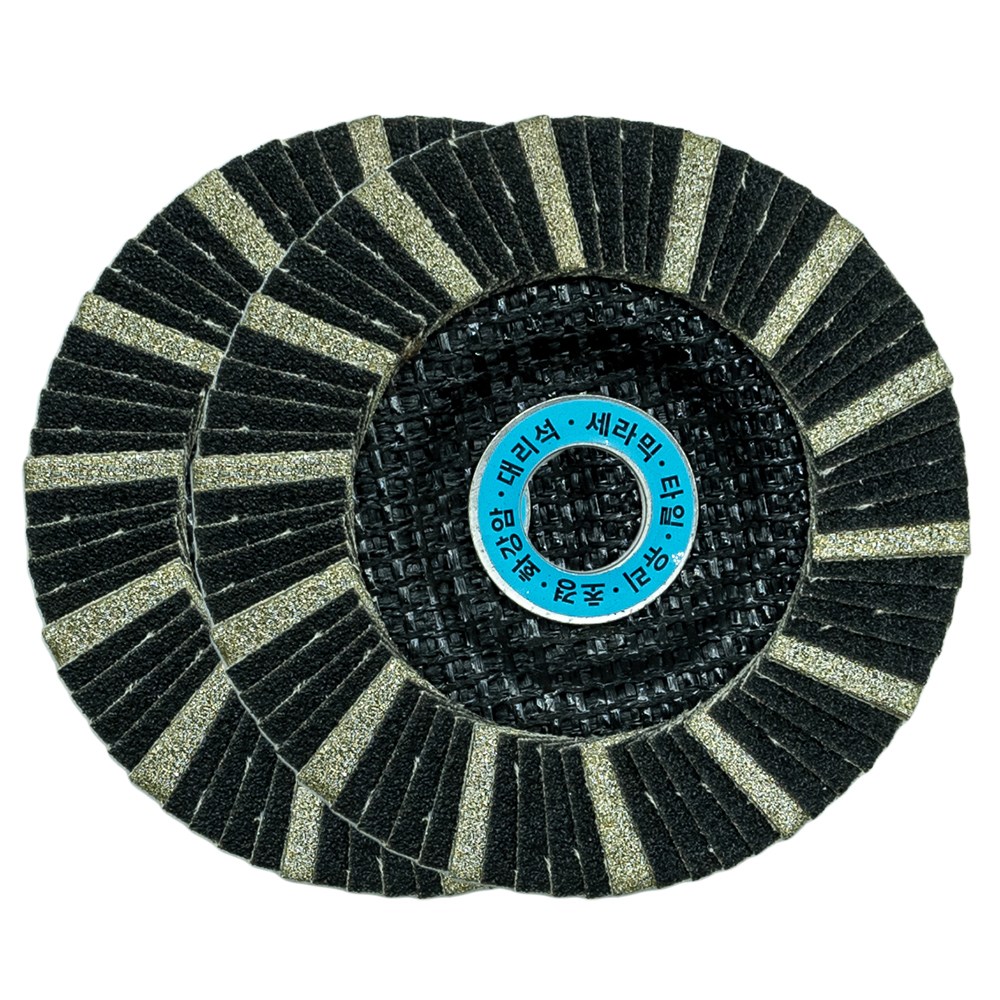 다이아몬드 몹디스크 4인치 면취용 사포 타일 유리 세라믹 연마 4종, 2개 38,800원