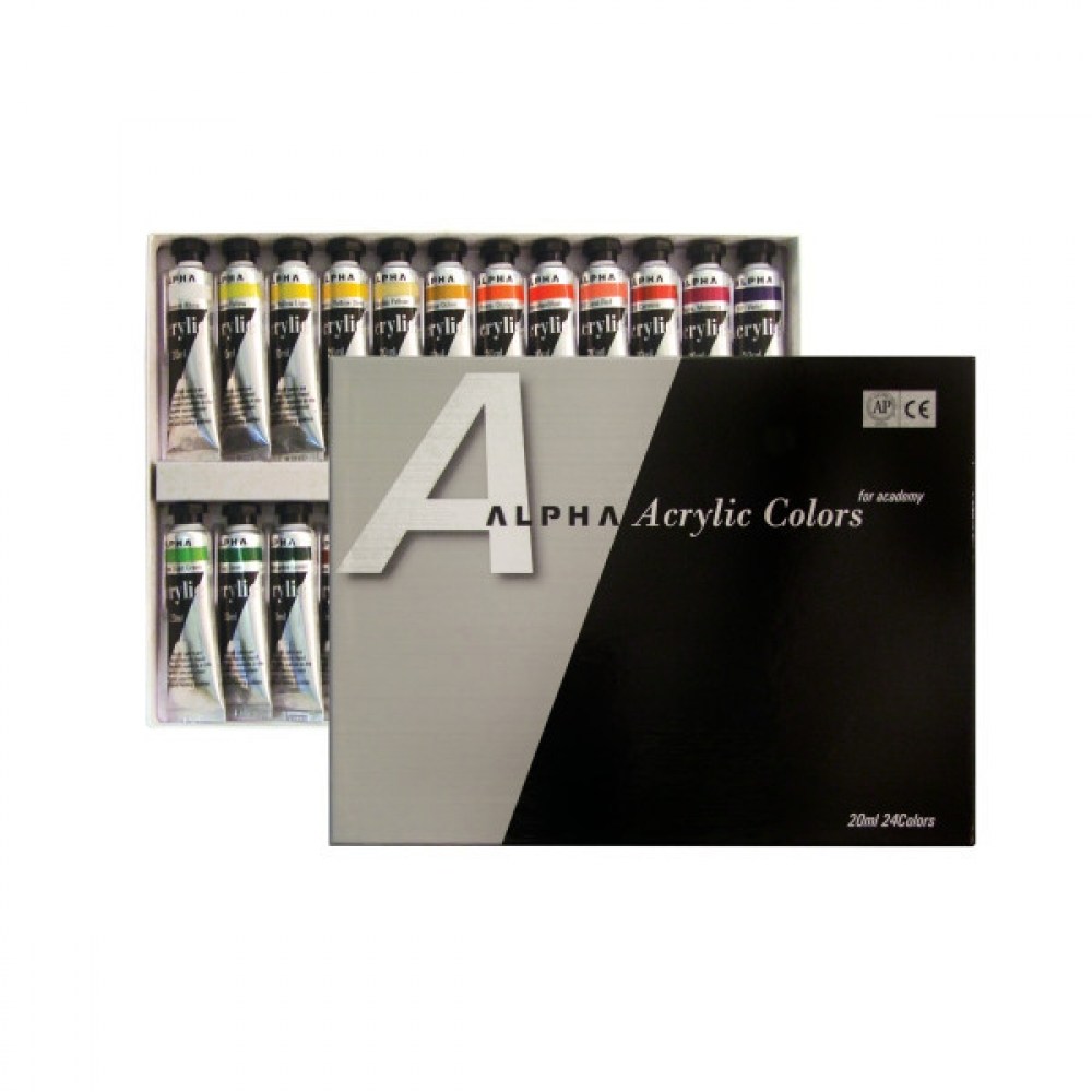 알파 실버 아크릴물감세트 20ml 24색 29,900원