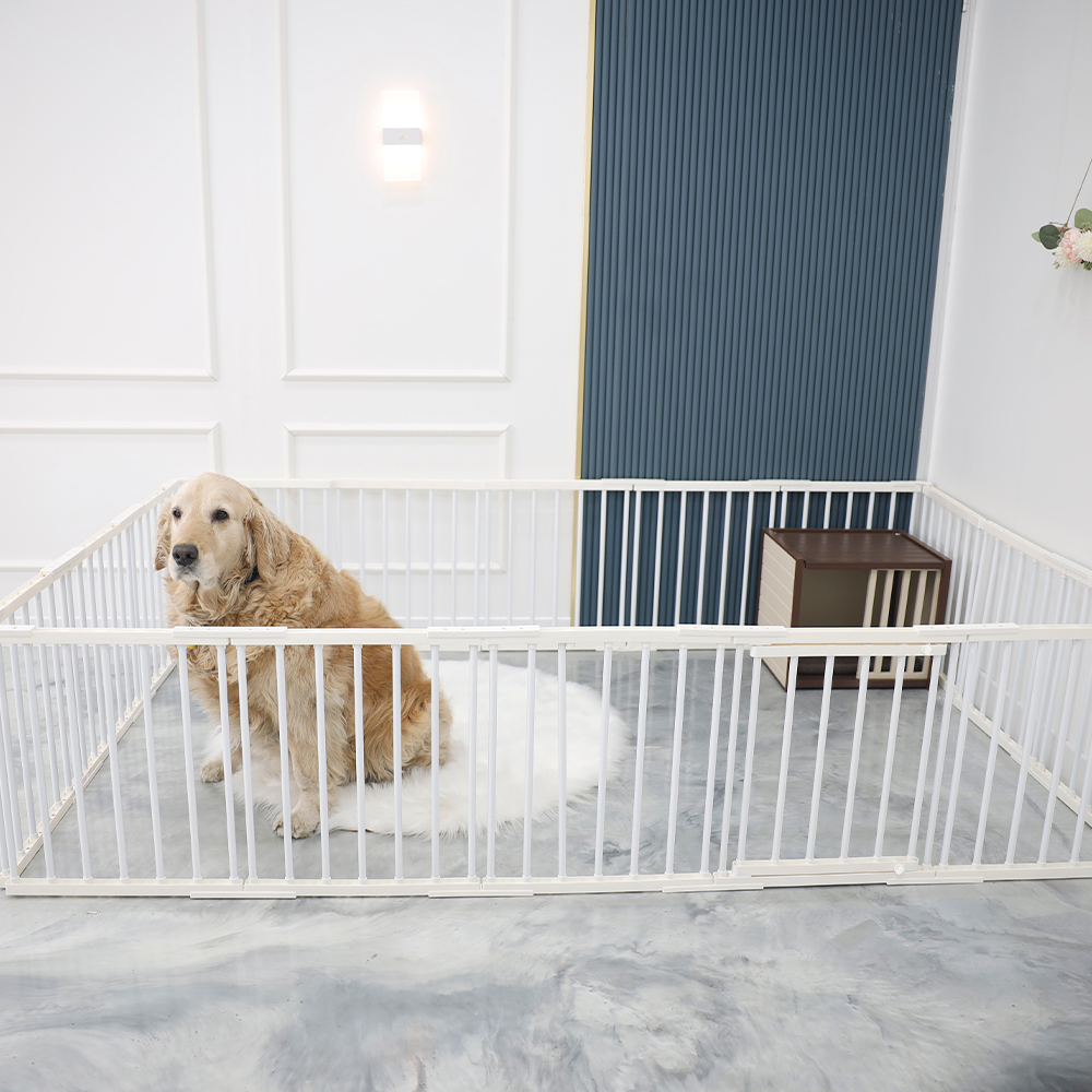 21세기트랜드 강아지 안전문 울타리 탄탄도어 16칸, 화이트, 1개 81,600원