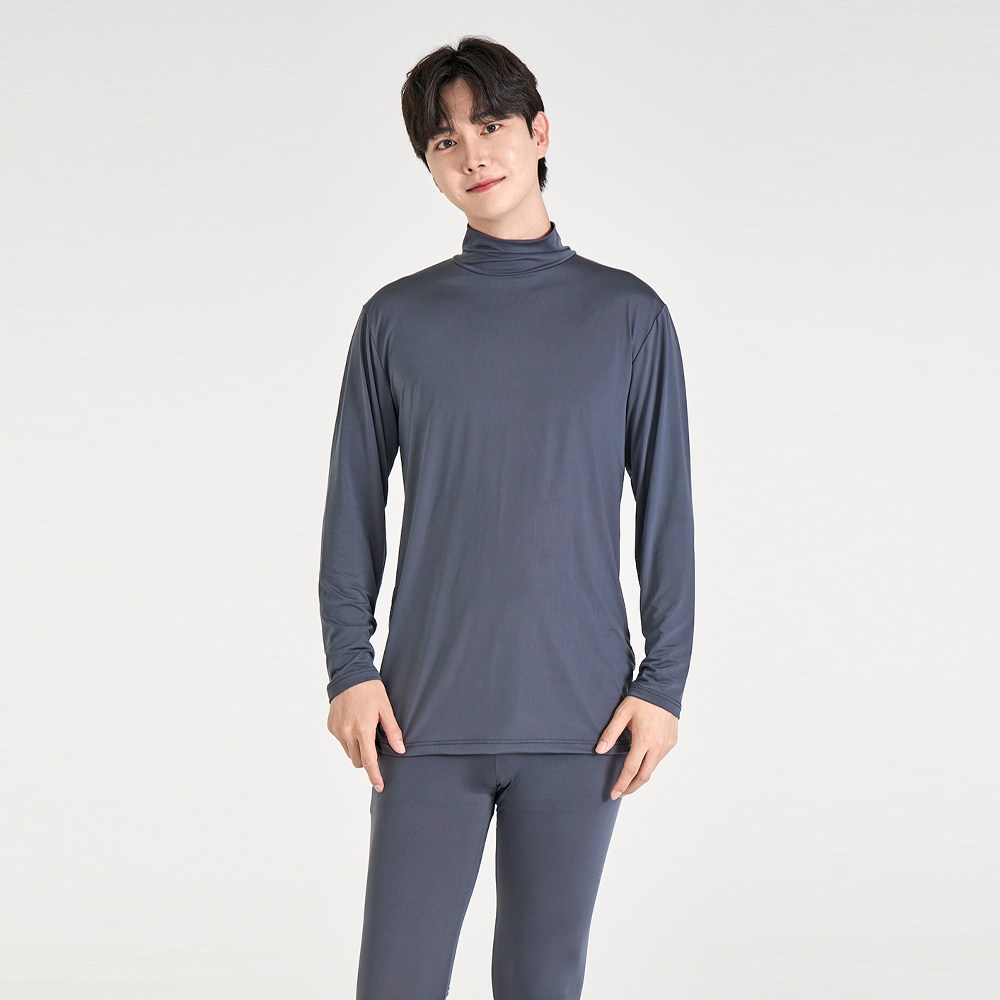 슈라네 국내생산 남성용 기모 터틀넥 목티 내의 9부 상하세트 29,900원