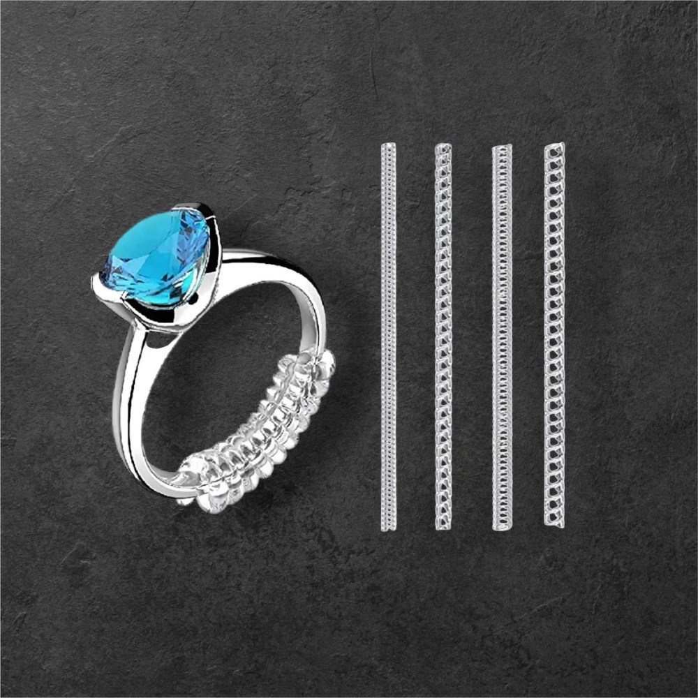 쿠잉마켓 1+1+1+1 반지 사이즈 줄이기 실리콘 스프링 반지 조절기 5,400원