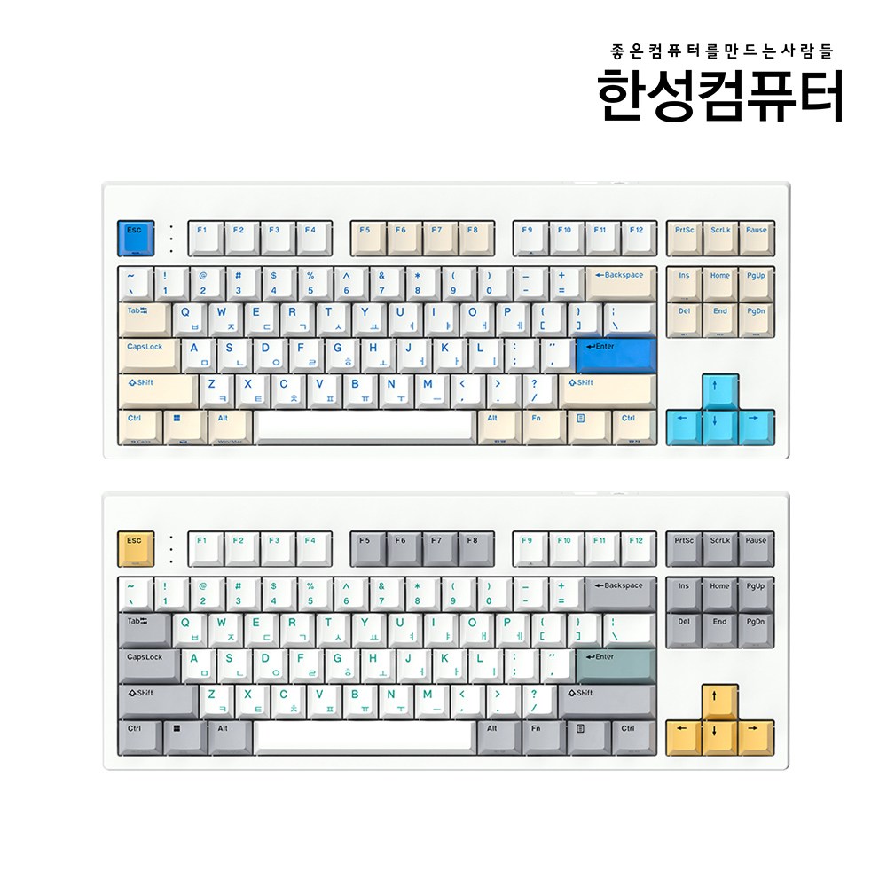 한성컴퓨터 TFX GTO Wireless 산토리니 (갈축) 듀얼무선 가스켓 윤활 기계식키보드 99,000원