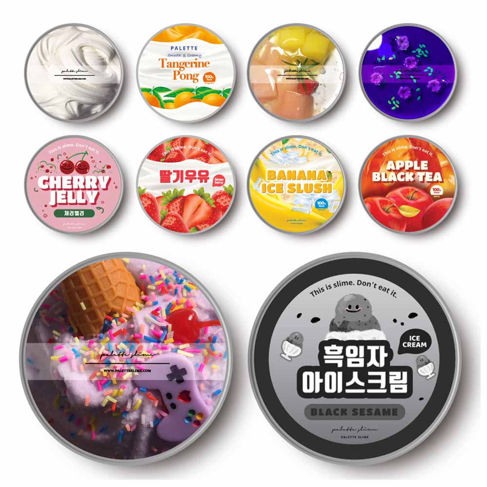 팔레트슬라임 수제 10종 슬라임 랜덤박스 + 액티베이터, 랜덤 발송, 1세트 56,800원