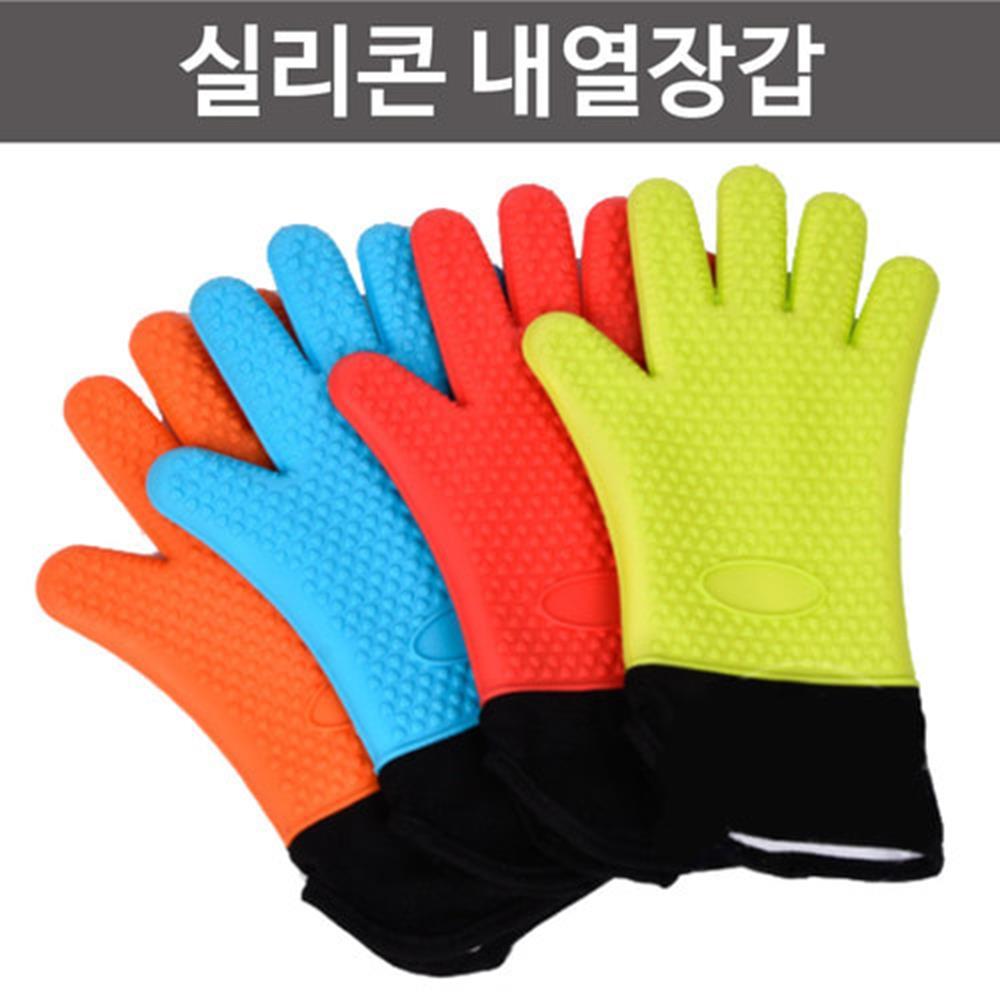 실리콘 주방장갑 오븐장갑 내열장갑 1개 실리콘장갑, 단일색상, 1개 12,000원