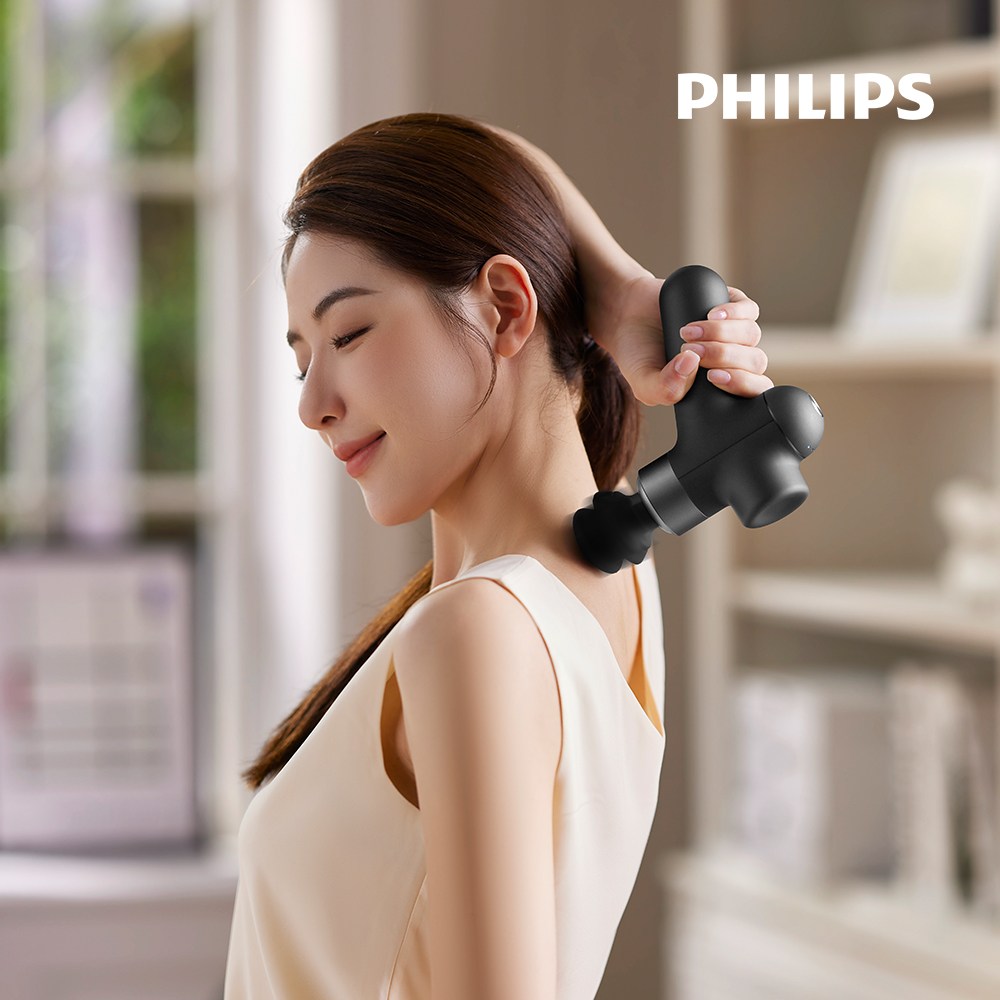 필립스 초경량 마사지건 BLDC모터 4종헤드 헬스 휴대용 근육풀이  안마기 149,000원