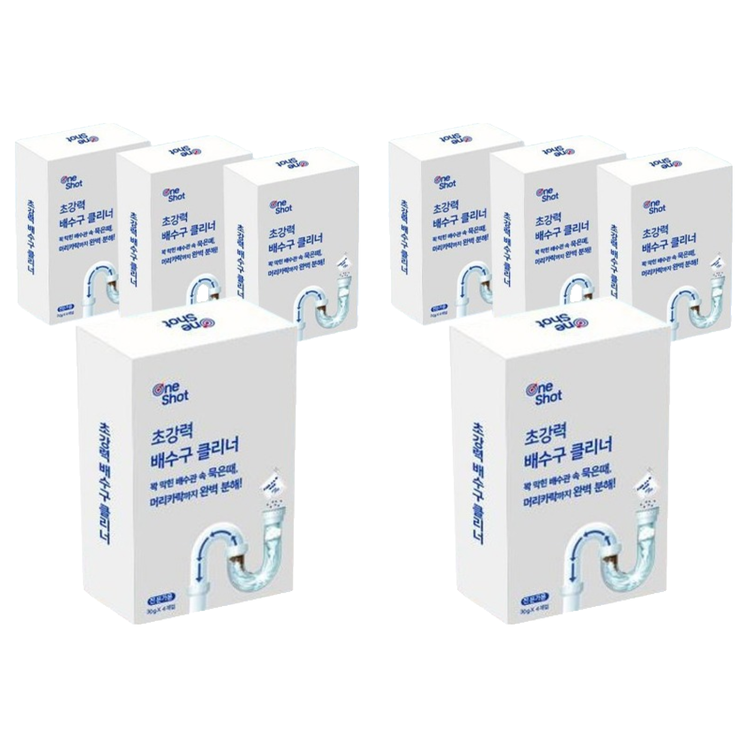 원샷 초강력 배수구 클리너, 120g, 2개 19,950원