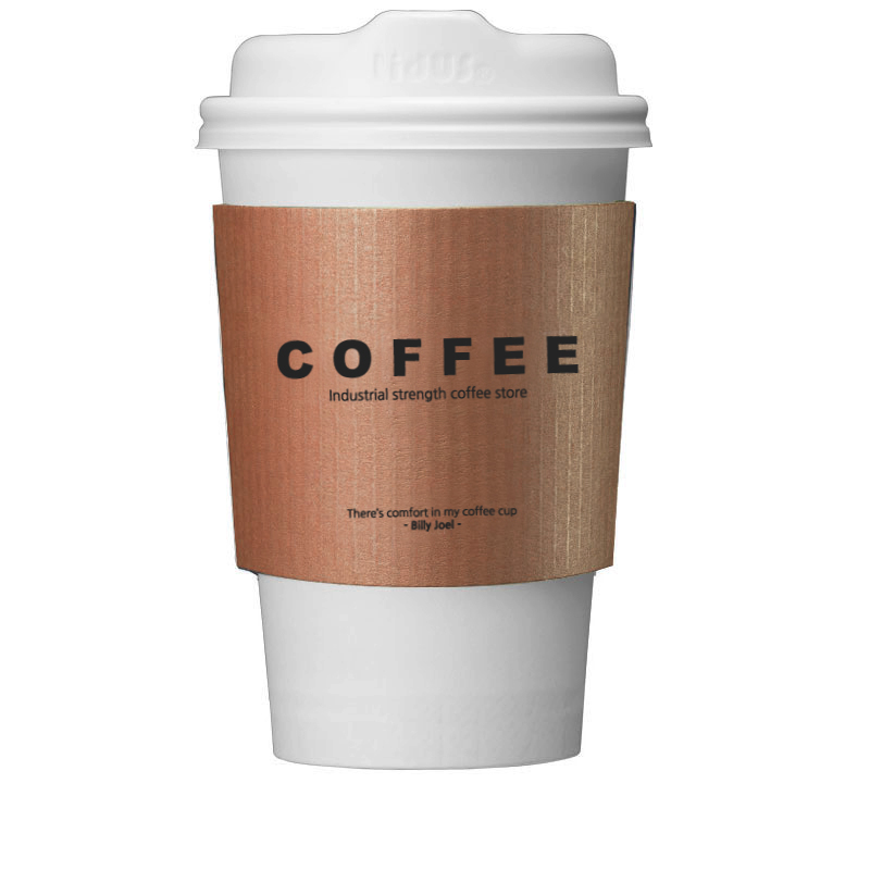 오케이워터 골드 종이홀더 800개 13온스용 테이크아웃컵 컵홀더 종이컵 슬리브 카페 8,900원