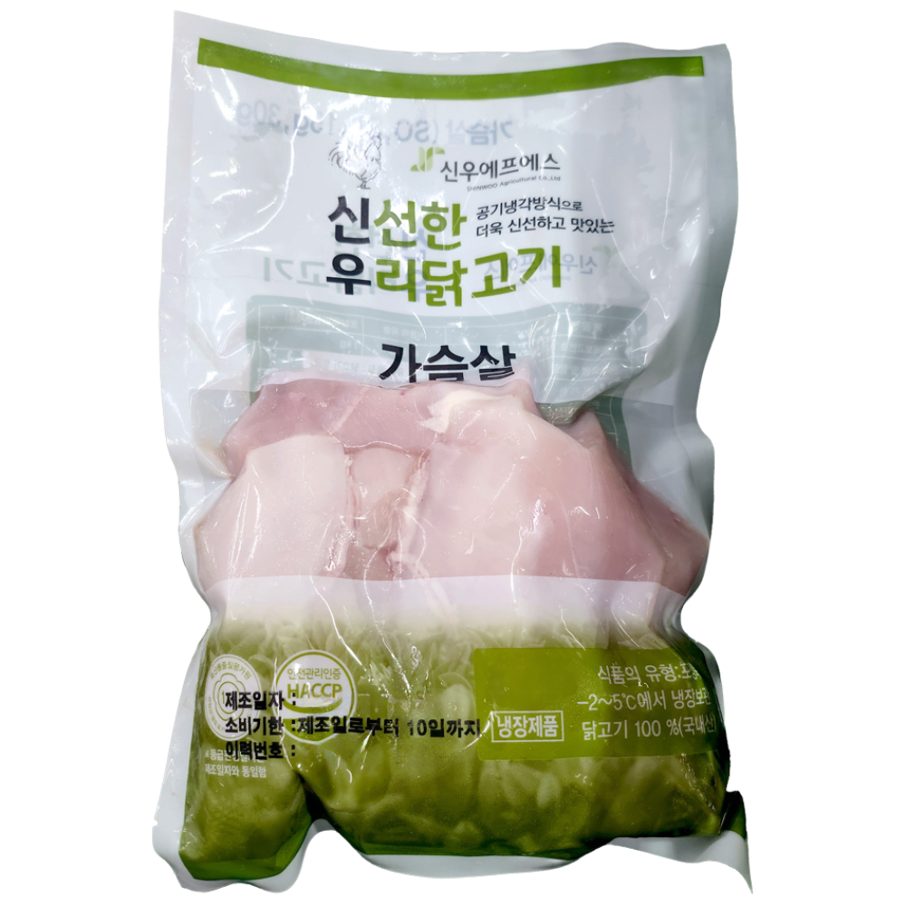 신우에프에스 국내산 냉장 닭가슴살, 5kg, 1개 38,300원