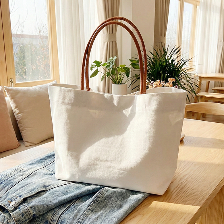 누아벨르 데일리 캔버스 토트백 심플 무지 숄더백 에코백 5,900원