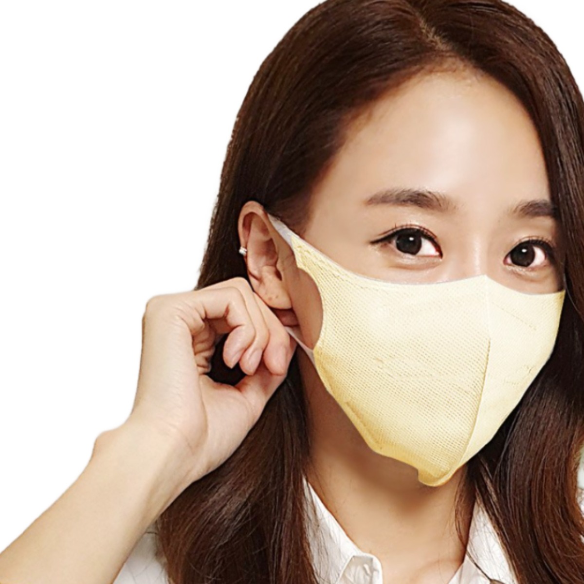 시노텍스 프리미엄라이트 완벽한 숨쉬기 편안함 마스크 중형, 1개, light허니아이보리 중형(M), 50매입 37,500원