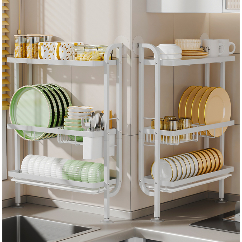 FONOW 식기건조대 그릇정리대  좁은 틈설거지건조대 펀치 프리 틈새식기건조대 26,270원