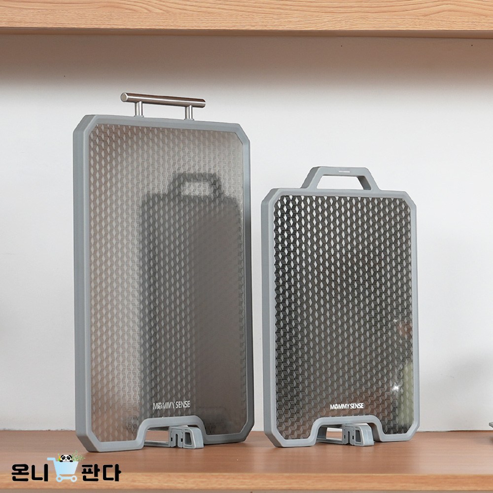 [온니판다] 양면도마 사이즈 2종 냄새베김 없는 항균도마/스테인리스 마미센스 평생도마/미세 문양 스크래치 X 소음NO /위생 OK 세균NO 39,800원