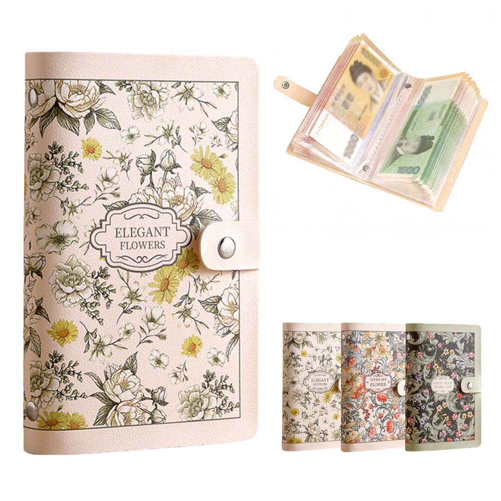 루베이 무샤 스타일 현금 바인더 저축 다이어리 대용량 수납 방수 측면 오픈 가계부/재테크/저금통, 1개, 노란색 8,900원