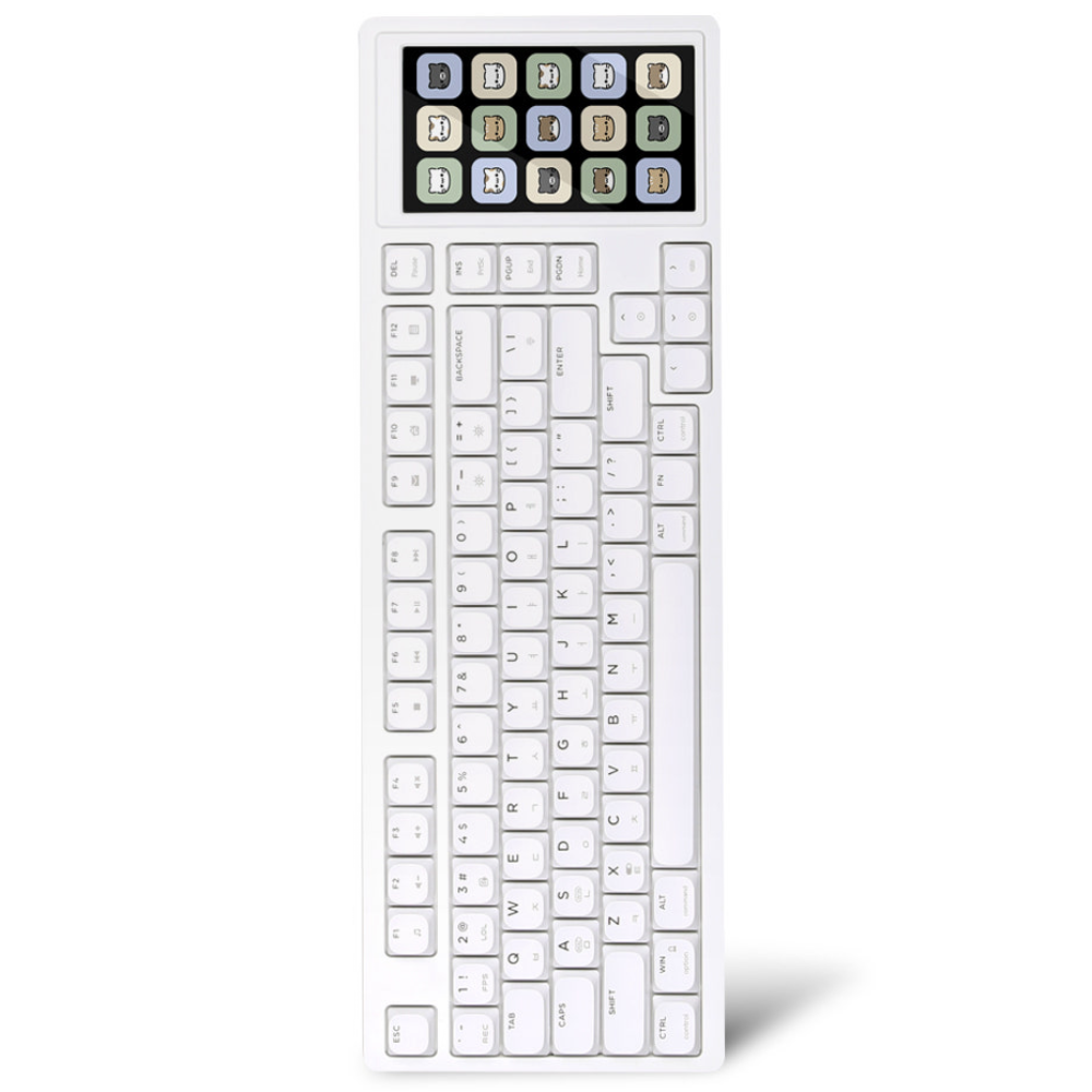 몬스타 가츠 몬스타덱 TS183 프로 RGB 터치패드 로우프로파일 슬림 키보드 방송편집 스트리머용 컨트롤 키보드 105,000원