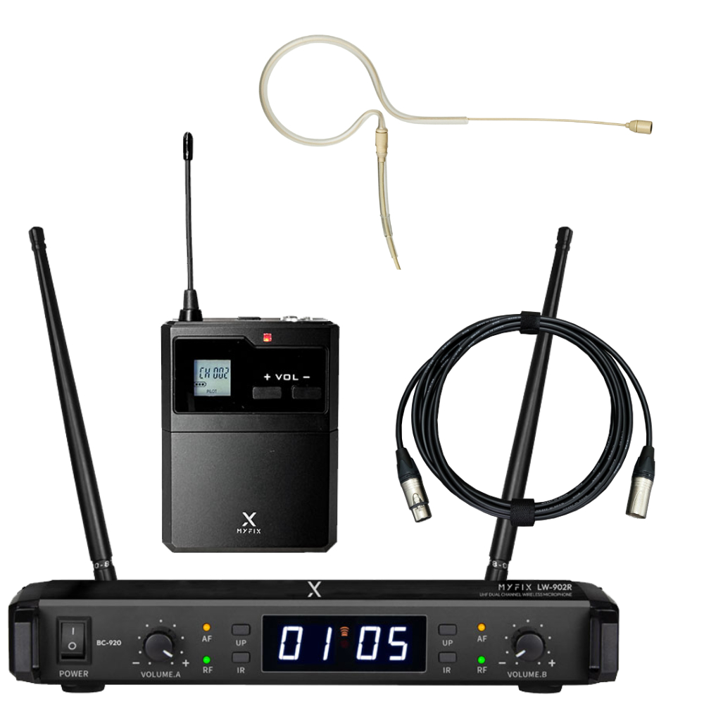 MYFIX LW-902R 1채널 무선마이크 헤드셋마이크 1개 마이픽스 LW902R 240,000원