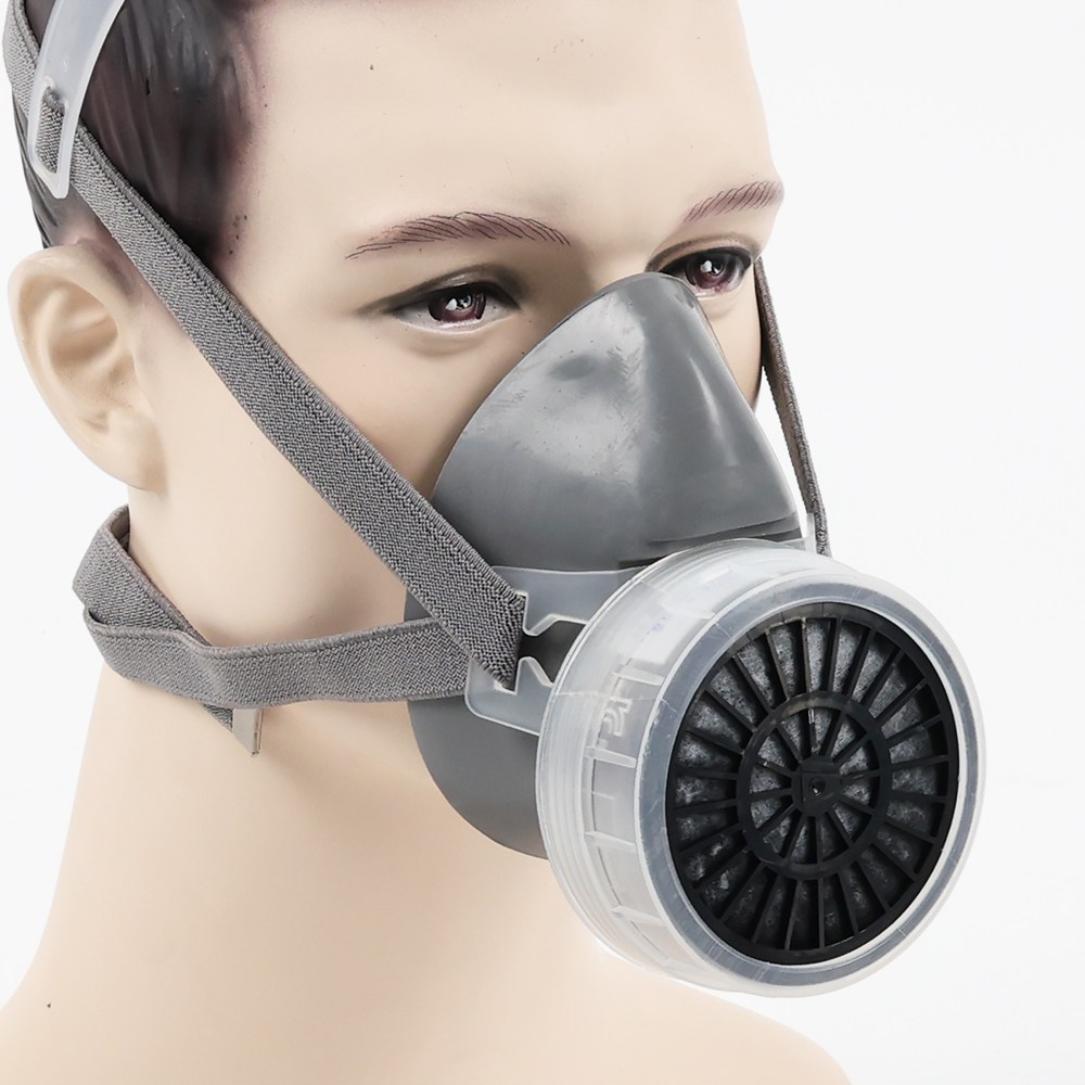 KCs 안전인증 방독 마스크 단구 삽입식 정화통 유기가스용 농약 도장 주조, 1세트 14,900원